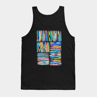 Hand Painted Minimal Stripes Tank Top